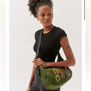 Baggu Jessica Williams medium nylon crescent bag